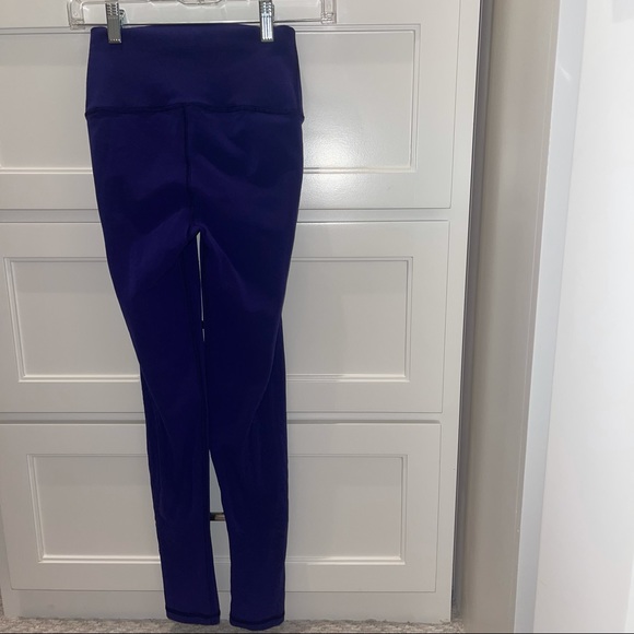 Athleta Warp Knit 7/8 Tights Poseidon Blue XXS/XS - Picture 3 of 7